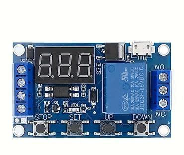 Releli rəqəmsal taymer zaman modulu Xüsusiyyətlər: - Giriş