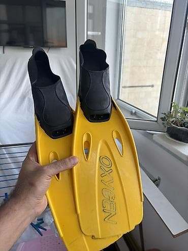 ачки: Sualtı üzgəclər dəsti - Brendlər: Oxygen və Speedo - Növ: Tam ayaqlı — 1
