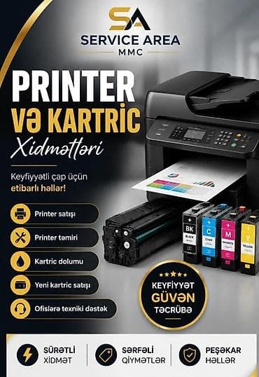 Printer və Kartric Xidmətləri Keyfiyyətli çap üçün etibarlı həllər: - lalafo.az -da Printer və Kartric Xidmətləri Keyfiyyətli çap üçün etibarlı həllər: -