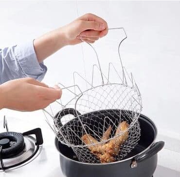 süzgəc: Açılıb yığılan süzgec — 2