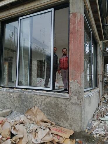 plastik qapılar: Yeni Plastik qapı Zamok və çərçivə ilə, Zəmanətli, Pulsuz quraşdırma, Ödənişli çatdırılma, Rayonlara çatdırılma, Pulsuz çatdırılma — 35