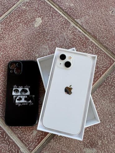 iphone 13 kreditlə: IPhone 13, Ağ, Face ID — 2
