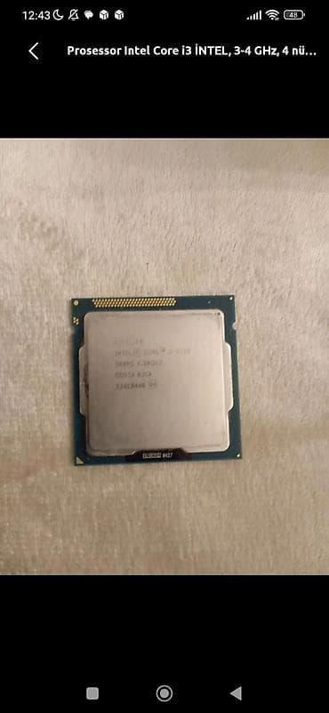 Sərt disklər (HDD): Prosessor Intel Core i3 i3-3220, 3-4 GHz, 4 nüvə, İşlənmiş — 2