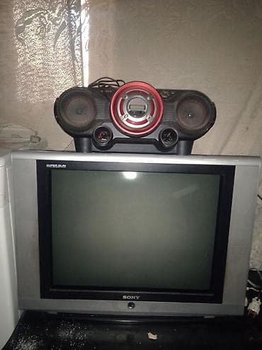 Məhsul: Sony kineskop (CRT) televiziya + üst modul tipli musiqi