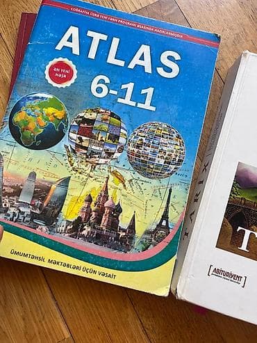 Dərs vəsaitləri paketi 1) Atlas 6–11 - Coğrafiya üzrə yeni fənn