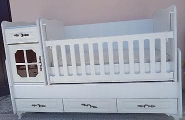 intex matras: Oğlan və qız üçün, Dördbucaq, Beşik, Dəstsiz, Matras ilə, Yellənmə mexanizmsiz — 1
