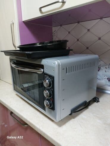 mini sobalar qiymetleri: Duxovka Elektrik, rəng - Boz, Ayrıca dayanan, İşlənmiş — 4