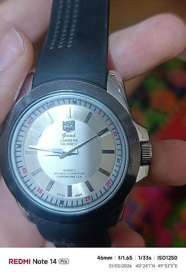 Аксессуары: Наручные часы, Tag Heuer, цвет - Серебристый — 1