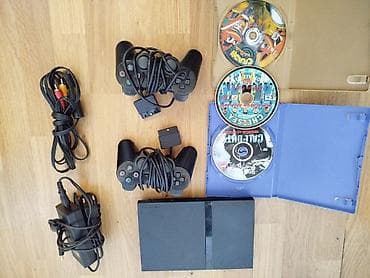 PlayStation 2 Slim komplekti Tərkib: - PlayStation 2 Slim konsolu — 1