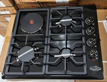 4 qapılı xaladenik: Плита Комбинированная, Настольная, 4 конфорки, Новый — 6