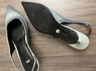 səndəl: Zara, Ölçü: 37, rəng - Göy, Yeni — 3