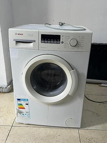 bosch elektrik mallari: Paltaryuyan maşın Bosch, 6 kq, İşlənmiş, Avtomat, Qurutmasız, Kredit yoxdur, Ödənişli çatdırılma — 3