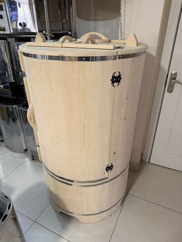 Audi: Taxta buxar kabinəsi (oturaq mini sauna) - Material: keyfiyyətli — 4