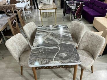 yığılıb açılan stol: 🇹🇷Türk istehsalı Möhtəşəm ✨✨ Kuxna üçün stol stul dəsti 4 stul 1 — 1