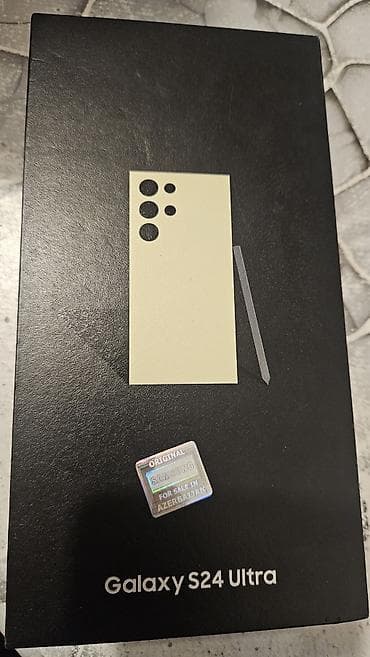 samsung noutbuklar: Samsung Galaxy S24 Ultra, 256 GB, rəng - Sarı, İki sim kartlı — 4