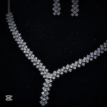 sirgalar instagram: Dəstə daxildir: Üzük, Sırğa, Bilərzik, Gümüş, 925 Əyar — 4