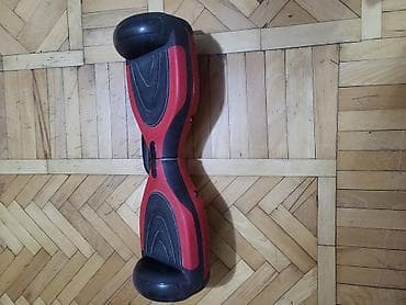 electro: Özünü tarazlayan elektrikli hoverboard/skuter - Rəng: qırmızı-qara - — 1