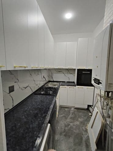 Sifarişlə mətbəx dəsti, Özü çəkən petlələr, Sadə laminat, Kredit yoxdur, Ödənişli çatdırılma, Rayonlara çatdırılma, Ünvandan götürmə