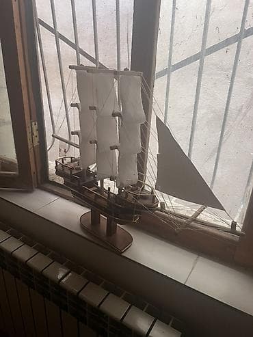 model masinlar: Taxta yelkənli gəmi maketi - Material: keyfiyyətli ağacdan — 2