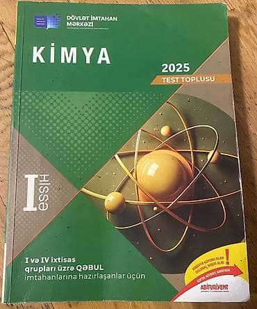 Kimya Testlər 11-ci sinif, DİM, 1-ci hissə lalafo.az -da Kimya Testlər 11-ci sinif, DİM, 1-ci hissə