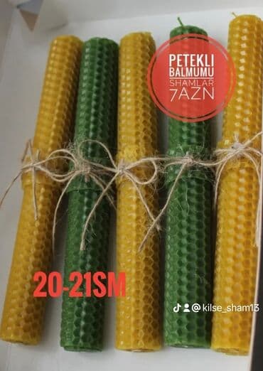 свечи из вощины свойства: Şam Arı mumu — 2