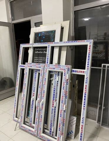 plastik qapi pencere kreditle: Новый Двухкамерное Пластиковое окно, Ширина: 11 см, Длина: 11 см, Платная установка — 2