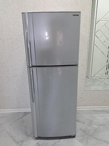 metbex soyuducu: İşlənmiş 2 qapılı Toshiba Soyuducu Satılır, rəng - Gümüşü, Təkərli — 1
