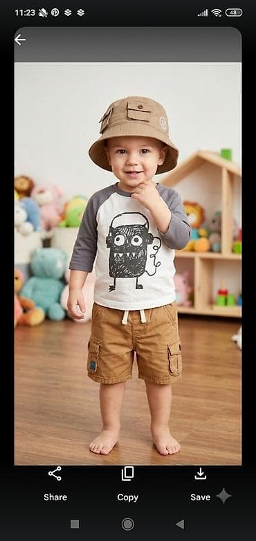 Uşaq geyimi və ayaqqabıları: Uşaq dəsti, Oğlan üçün, 3 - 6 ay — 1