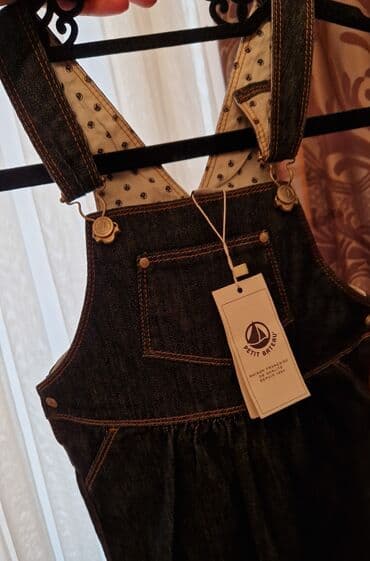 cins şalvar modelleri 2022: Cins şalvar, Qız üçün, 3 - 4 yaş — 3