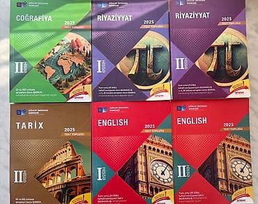 Məhsul: DİM “Test Toplusu 2025” kitabları dəsti Tərkib: - Riyaziyyat
