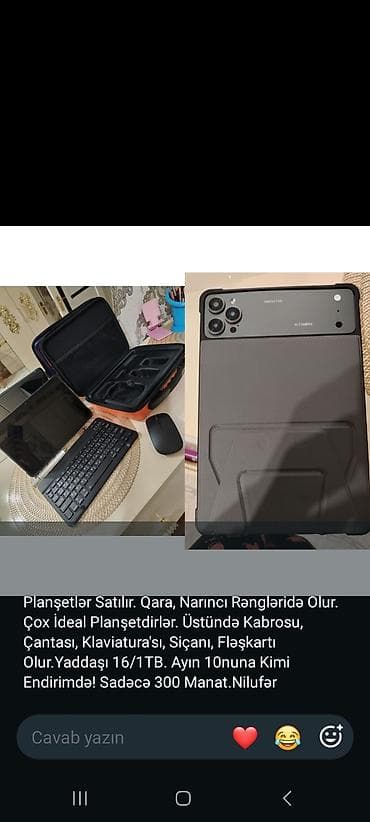 ipad 4 qiymeti: Planşetlər Satılır. Qara, Narıncı Rəngləridə Olur. Çox İdeal — 1
