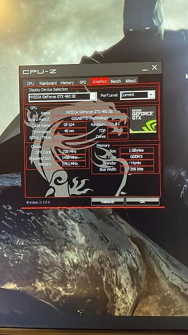 Kompüter ehtiyyat hissələri: Videokart Gigabyte GeForce GTX 460, < 4 GB, İşlənmiş — 5