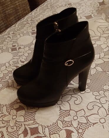 qış botları: Ölçü: 36, rəng - Qara, Yeni — 9