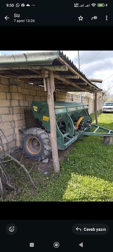 Tarmaköz taxıl səpən aqreqat - Traktor qoşqusu üçün mexaniki taxıl