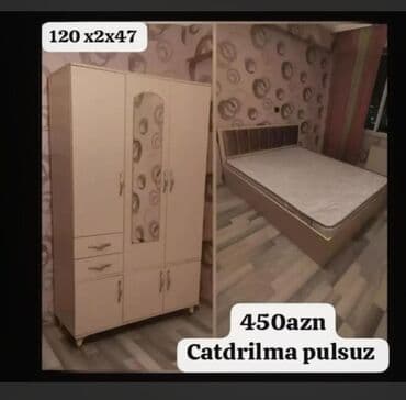 quxna şkafı: Təknəfərlik çarpayı, Dolab — 13