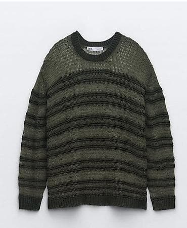 Мужской свитер, Zara, цвет - Зеленый — 2