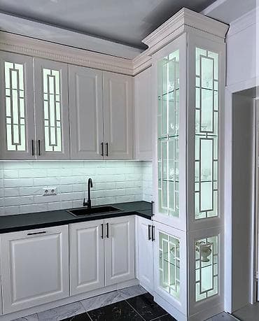 kombi ehtiyyat: Sifarişlə mətbəx dəsti, Özü çəkən petlələr, Mat laminat, Kredit yoxdur, Pulsuz çatdırılma — 4