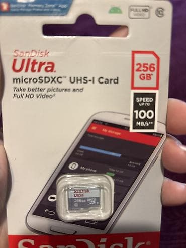 SanDisk Ultra microSDXC UHS‑I yaddaş kartı - Tutum: 256 GB - Sürət