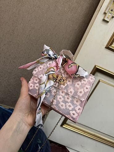 Другая женская одежда: Qadın çantaları – müxtəlif modellər və dizaynlar - Yaşıl zəncirli — 2