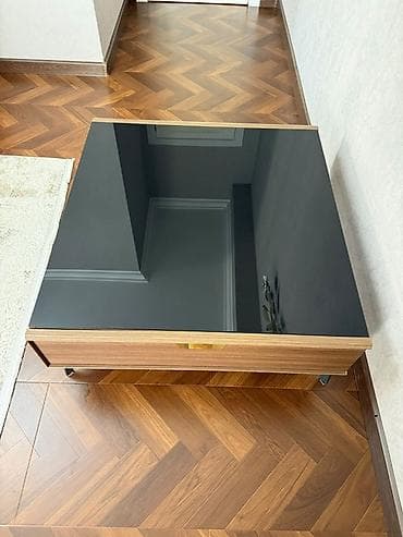 mingəcevir divan: Kvadrat masa, Açılmayan, Təkərsiz, Şüşə, Zəmanətsiz — 4