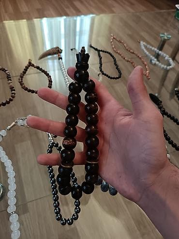 gumus tesbeh: Bazarda belə çeşid və belə qiymət yoxdur! ​Təbii daş, türmə işi, əl — 2