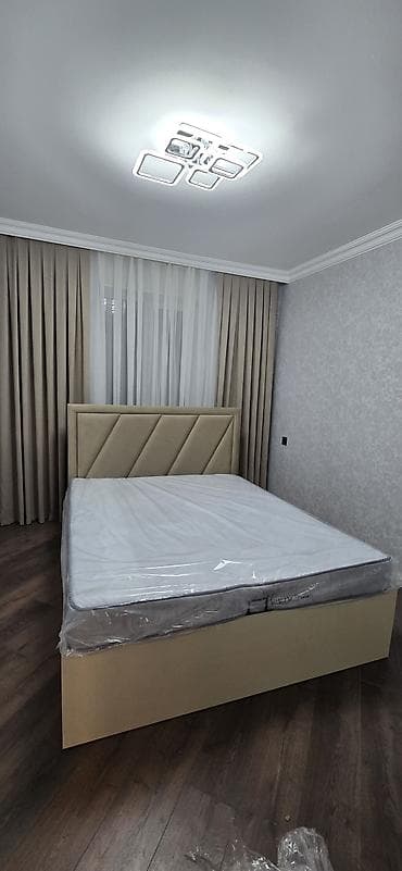 ref: Yataq otağı mebel dəsti - Yataq: Yumşaq başlıqla, qazlift mexanizmi — 3
