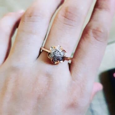 nişan üzükleri: Nişan, Üzük, Sarı qızıl, 583 Əyar, Brilyant, 0-0.25 Karat — 1