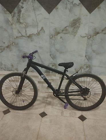 əlcek: 26 ölçü velosiped/ (mor rol, qrips,shikra gidon,tekyaprak,wxm tikanlı — 1