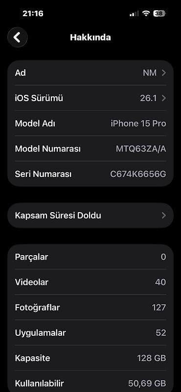 Video oyunlar və konsollar: IPhone 15 Pro, 128 GB, Natural Titanium — 8