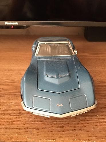 gitara kabel: Kolleksiya üçün die-cast model avtomobil – mavi rəngli klassik — 2