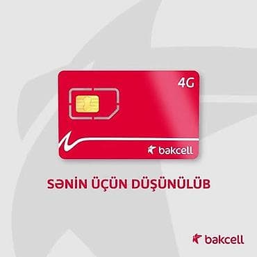 Bakcell 4G SIM kart - Mobil operator: Bakcell - Şəbəkə dəstəyi