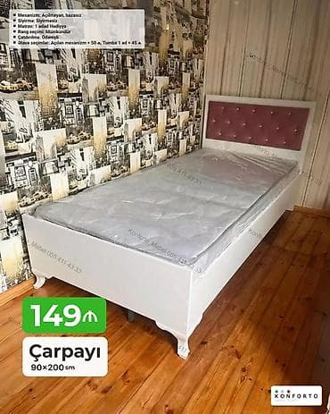 intex matras: Çarpayı – 90×200 sm - Mexanizm: açılmayan, bazasız - Sıyırma — 1