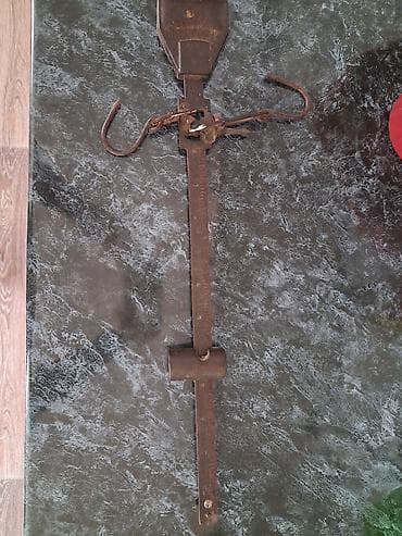 printe: Antik asma tərəzi (daraq tərəzi) – dəmir konstruksiya Xüsusiyyətlər — 1