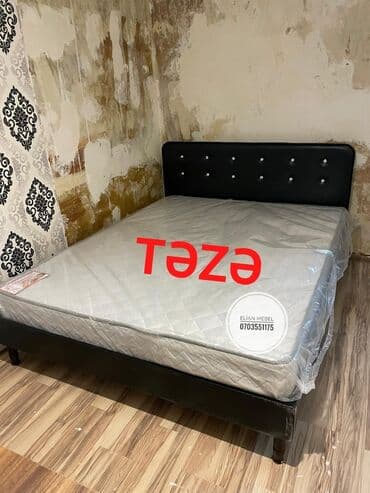диван кровать: Новый, Двуспальная кровать, Без подьемного механизма, С матрасом, Без выдвижных ящиков, Азербайджан — 1